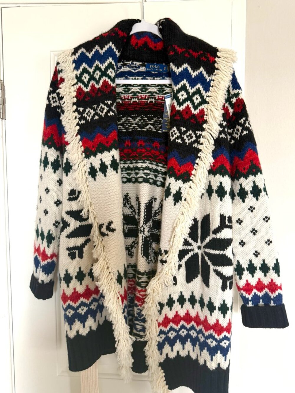 Polo Ralph Lauren - Multicolour Pattern Knit Wool Cardigan